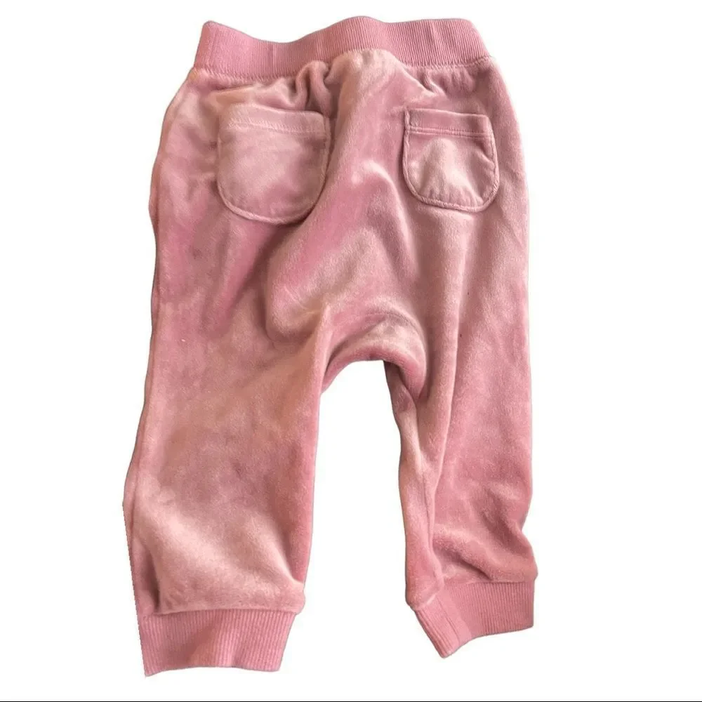 💥2/$15💥 Gymboree Baby - Pink Velvet Hammer Jogger - Picture 3 of 7